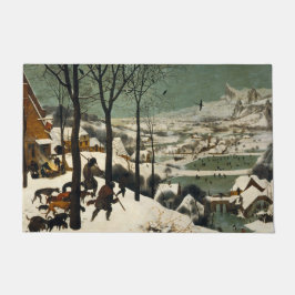 Jäger im Schnee (von Pieter Bruegel dem Älteren) Fußmatte