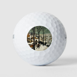 Jäger im Schnee (von Pieter Bruegel dem Älteren) Golfball