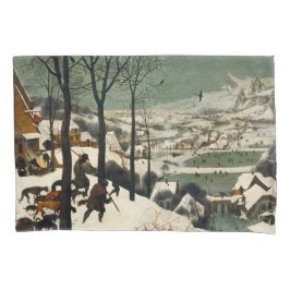 Jäger im Schnee (von Pieter Bruegel dem Älteren) Kissenbezug