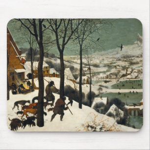 Jäger im Schnee (von Pieter Bruegel dem Älteren) Mousepad