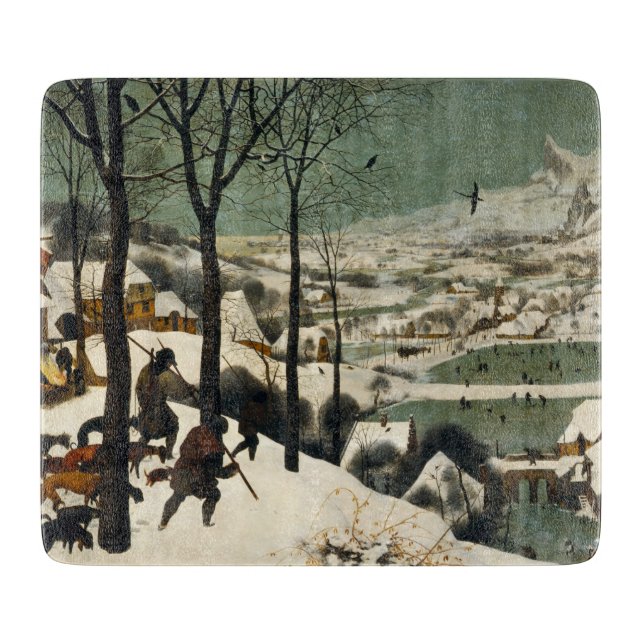 Jäger im Schnee (von Pieter Bruegel dem Älteren) Schneidebrett (Vorderseite)