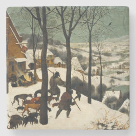 Jäger im Schnee (von Pieter Bruegel dem Älteren) Steinuntersetzer