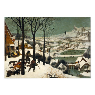 Jäger im Schnee von Pieter Bruegel der Ältere Fotodruck