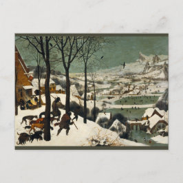 Jäger im Schnee von Pieter Bruegel der Ältere Postkarte