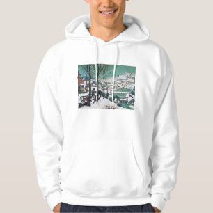 Jäger im Schnee von Pieter Bruegel Hoodie