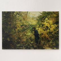 Jäger im Wald (von H.A. Brendekilde)