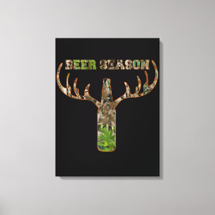 Jäger in der Biersaison - Geschenk für Jäger Leinwanddruck