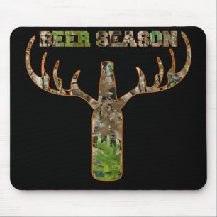Jäger in der Biersaison - Geschenk für Jäger Mousepad