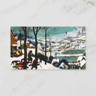 Jäger in der Schneelandschaft Pieter Bruegel Begleitkarte