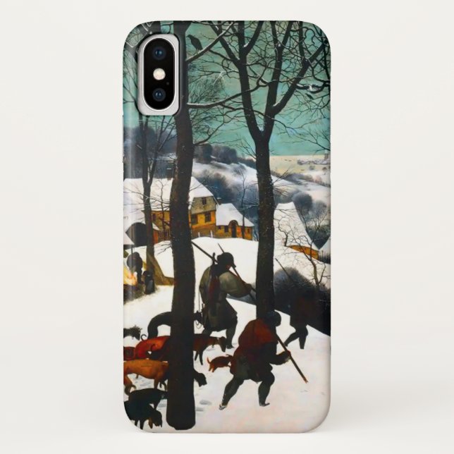 Jäger in der Schneelandschaft Pieter Bruegel Case-Mate iPhone Hülle (Rückseite)