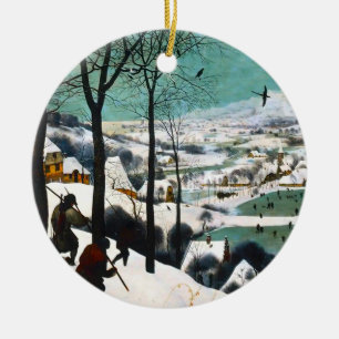 Jäger in der Schneelandschaft Pieter Bruegel Keramik Ornament