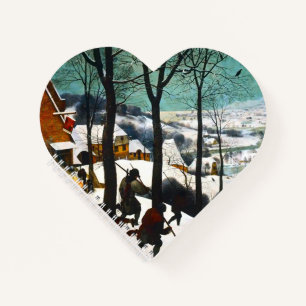 Jäger in der Schneelandschaft Pieter Bruegel Notizbuch