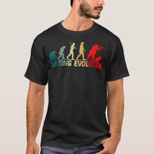 Jäger Jagd Evolution Funny Retro Boxer Labrador T-Shirt