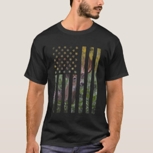 Jäger Jagd Hirsche Jagd Buck Elk Amerikaner T-Shirt