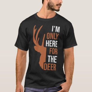 Jäger Jagd Jagd Hirsch Jagd Buck Elk Antler T-Shirt