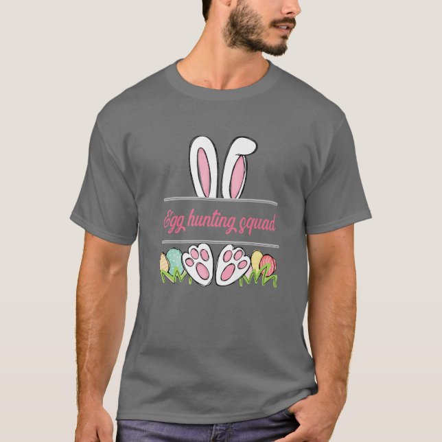 Jäger Jagen Squad Ostersonne Familie Matching Jung T-Shirt (Vorderseite)