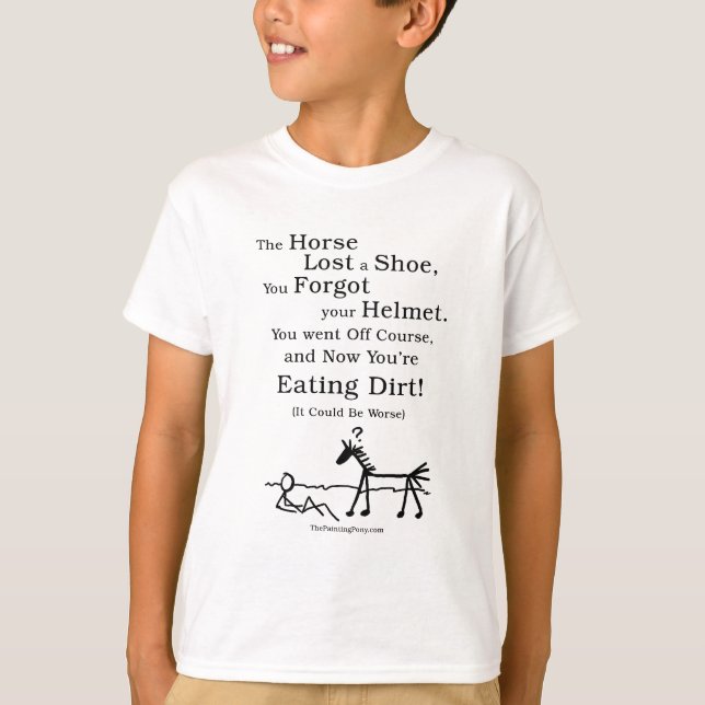 Jäger-Jumper-Pferd T-Shirt (Vorderseite)