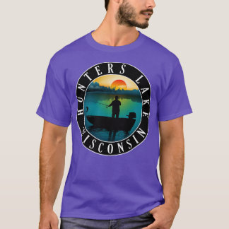 Jäger Lake Wisconsin Fischerei T-Shirt