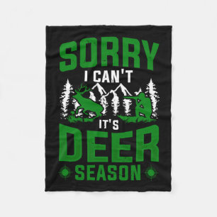 Jäger Männer Frauen Buck Deer Hunter Vater Stag Fleecedecke