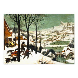 Jäger Pieter Bruegel im Schnee Fotodruck
