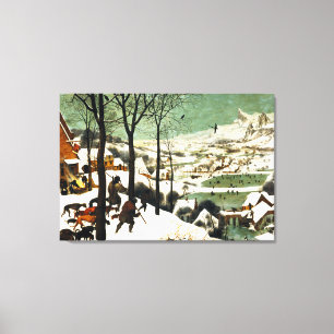 Jäger Pieter Bruegel im Schnee Leinwanddruck