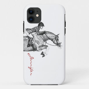 Jäger Pony Pointillis Case-Mate iPhone Hülle