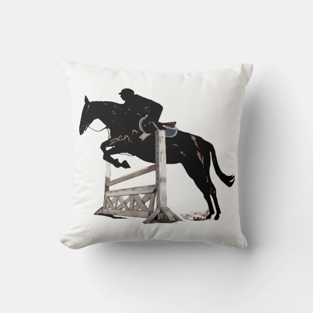 Jäger-/Pullover-Pferdeamerikaner MoJo Kissen (Vorderseite)