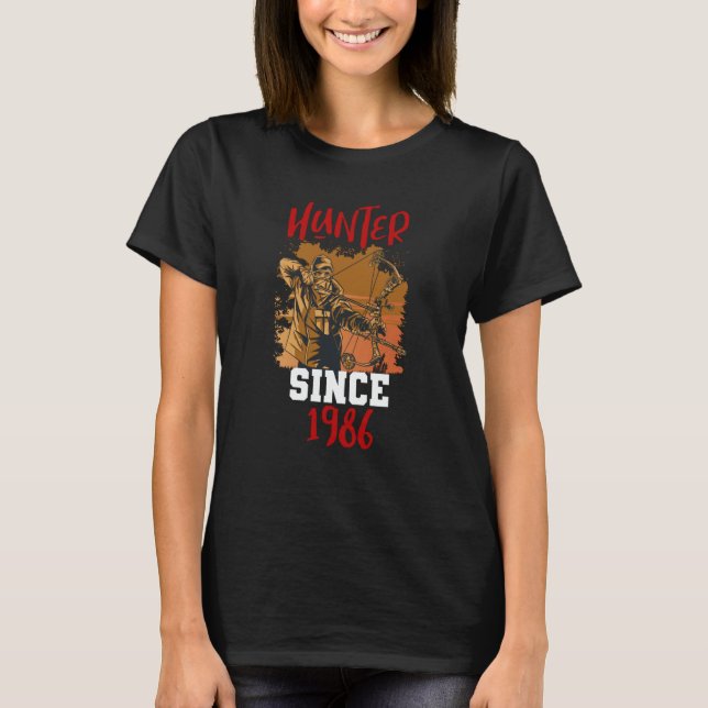 Jäger seit 1986 T-Shirt (Vorderseite)