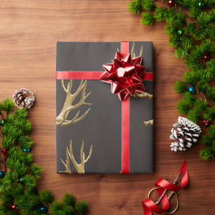 Jäger-Thema Hirschgeweih-Geschenkpapier Geschenkpapier
