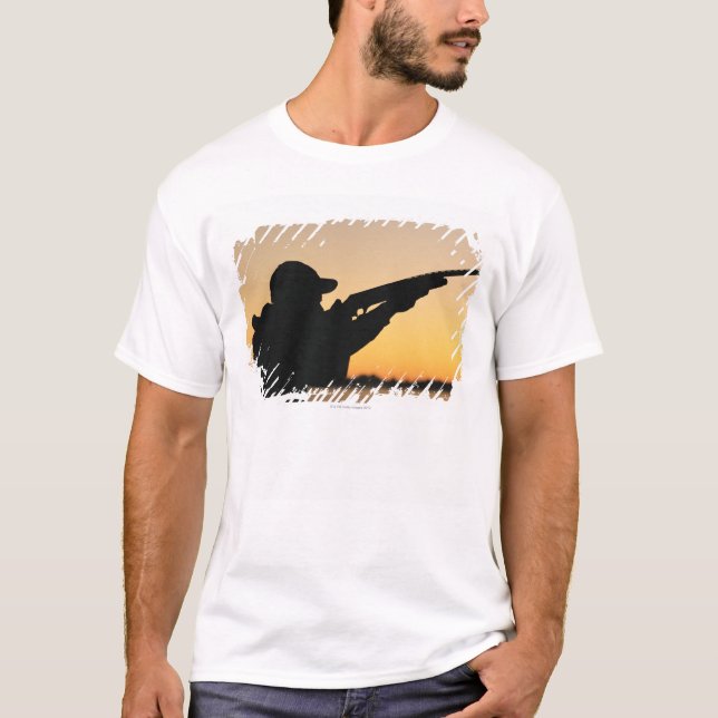Jäger und Gewehr T-Shirt (Vorderseite)