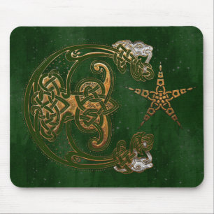 Jäger und Gold Celtic Mousepad