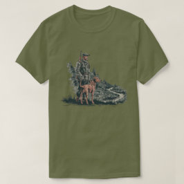 Jäger und Jagdhund T-Shirt