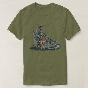 Jäger und Jagdhund T-Shirt