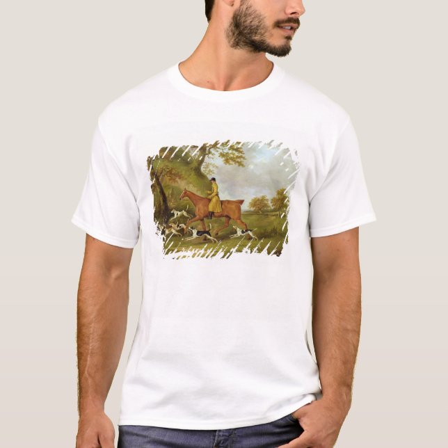 Jäger und Jagdhunde, 1809 (Öl auf Leinwand) T-Shirt (Vorderseite)