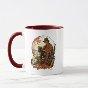 Jäger und Spaniel Tasse