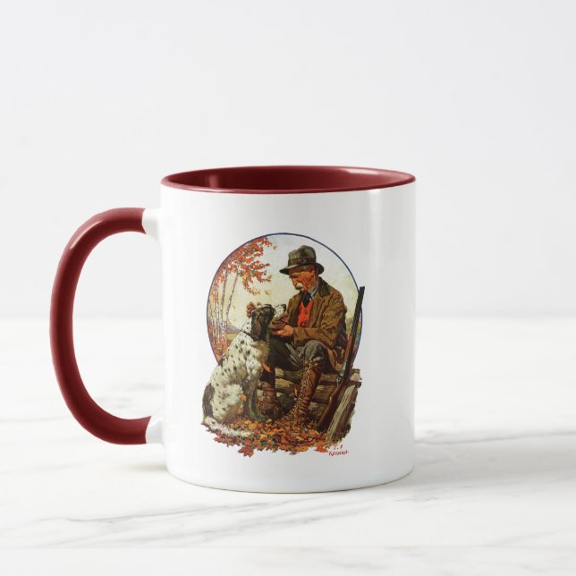 Jäger und Spaniel Tasse (Links)