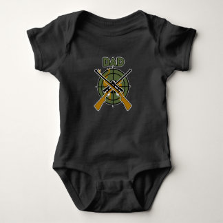 Jäger Vater Hirsche Jagdsaison Jagd Lover Grafik Baby Strampler
