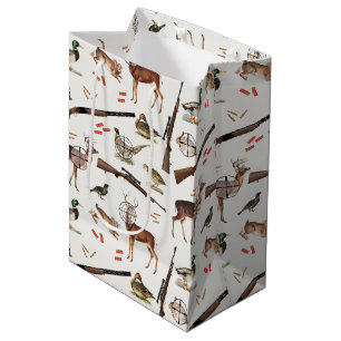 Jäger-Wildnis-Outdoor-Muster Mittlere Geschenktüte