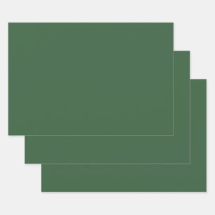 Jägergrün Geschenkpapier Set