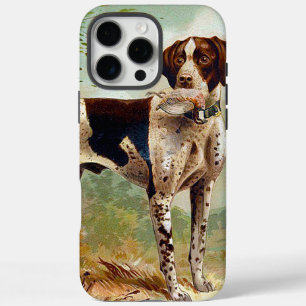 Jägerhund mit Vogel im Mund iPhone 16 Pro Max Hülle