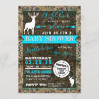 Jägerin Camouflage Baby Shower Buck
