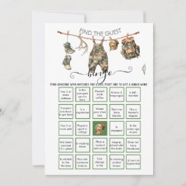 Jägerin Camouflage Kleiner Jäger Finden Sie die Ga Einladung