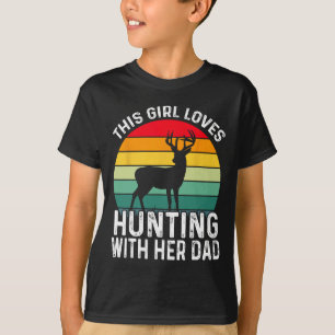 Jägerin mit ihrem Vater Vatertag 1 T-Shirt