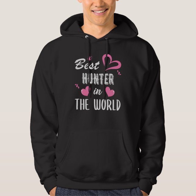 Jägername, der beste Jäger der Welt Hoodie (Vorderseite)