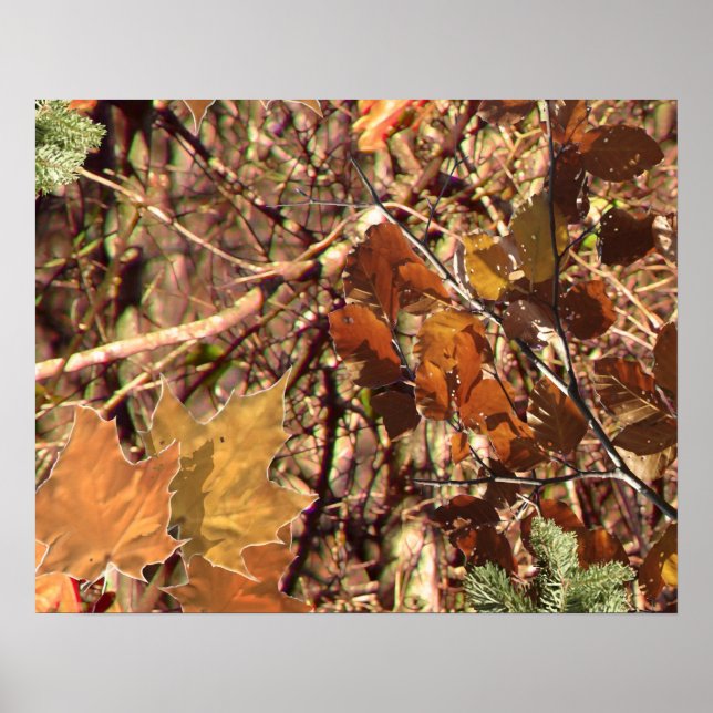 Jägers Camouflage Camouflage Malerei Anpassen Sie  Poster (Vorne)