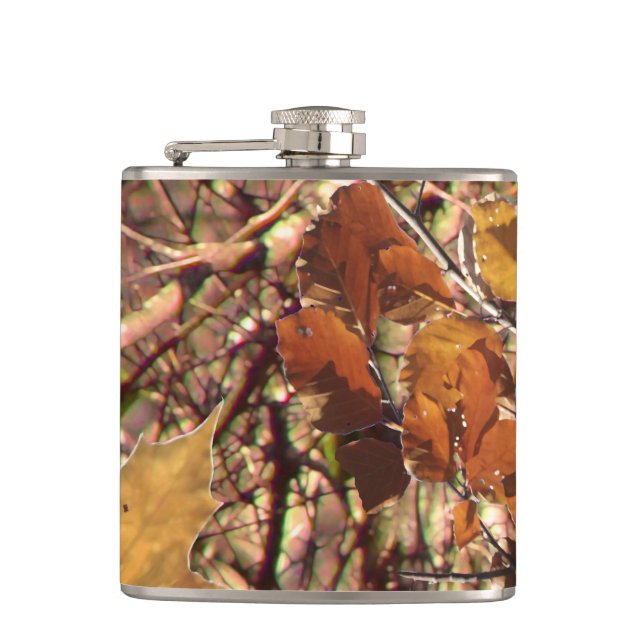 Jägers Gemäldedekor aus Camouflage Flachmann (Vorderseite)