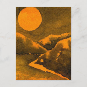 "Jäger's Moon #1" Landstraßen Postkarte