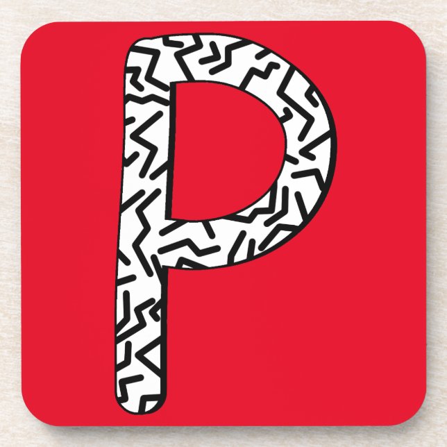 Jaggy P Getränkeuntersetzer (Vorderseite)