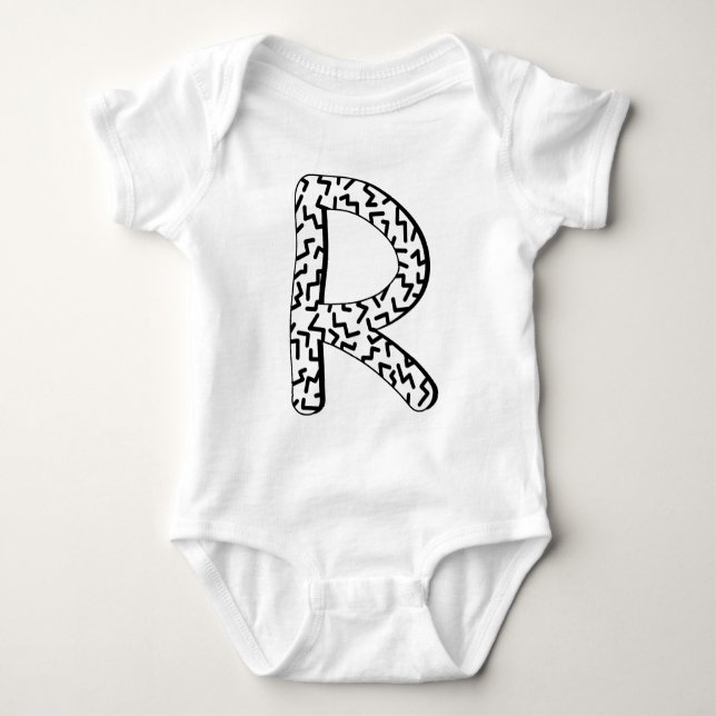 Jaggy R Baby Strampler (Vorderseite)