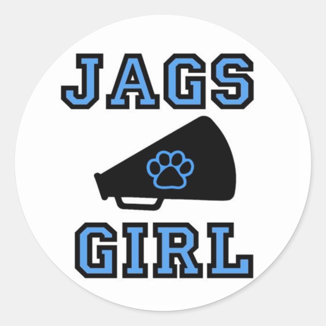 Jags Girl Stickers (Vorderseite)
